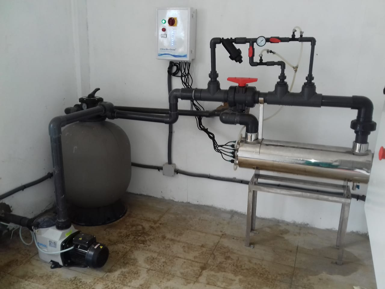 Skid de filtration et désinfection UV